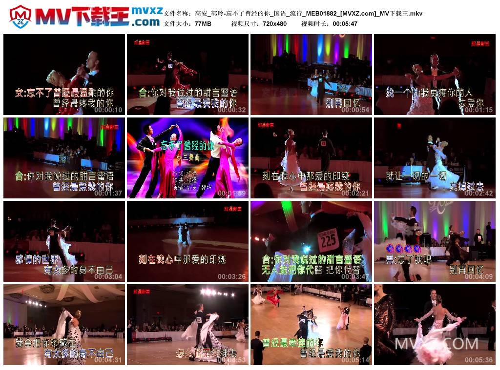 高安_郭玲-忘不了曾经的你_国语_流行_MEB01882